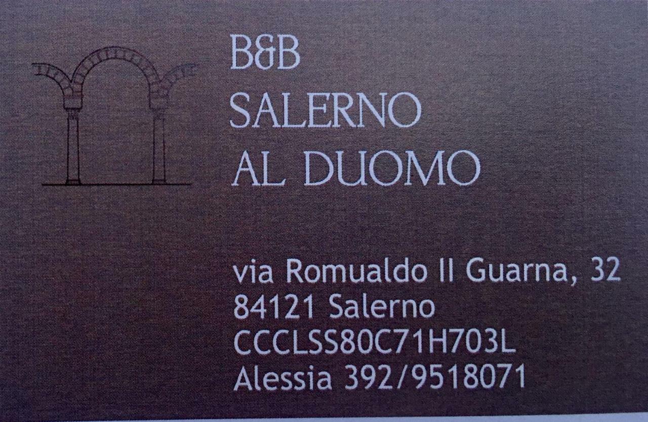 B&B Salerno Al Duomo ภายนอก รูปภาพ