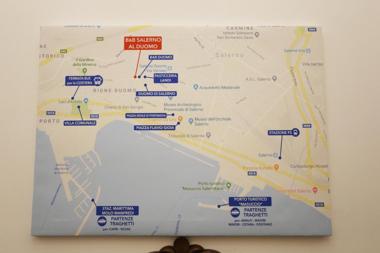 B&B Salerno Al Duomo ภายนอก รูปภาพ